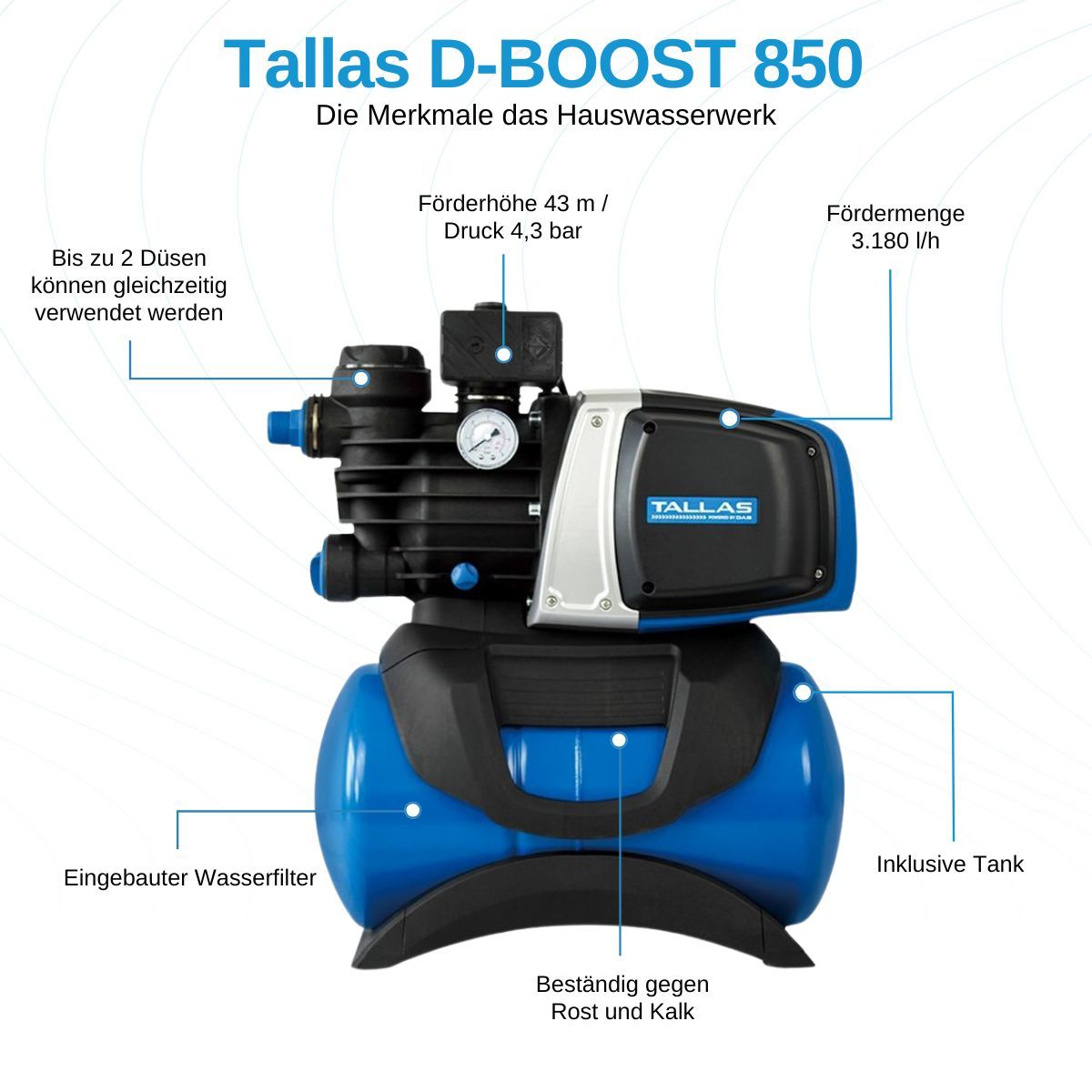 Tallas D-BOOST 850