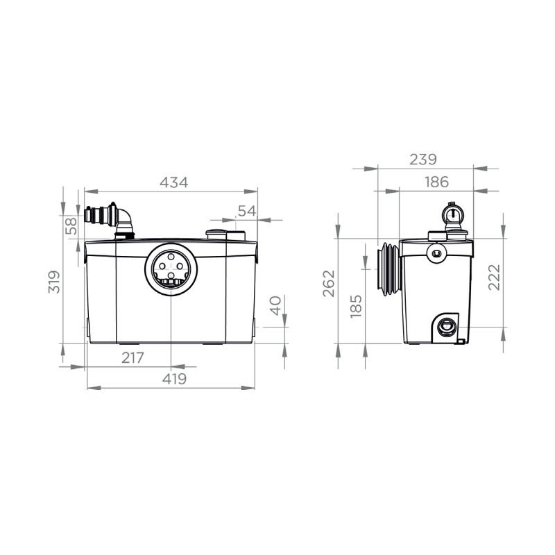 Sanipro XR Up Sanibroyeur