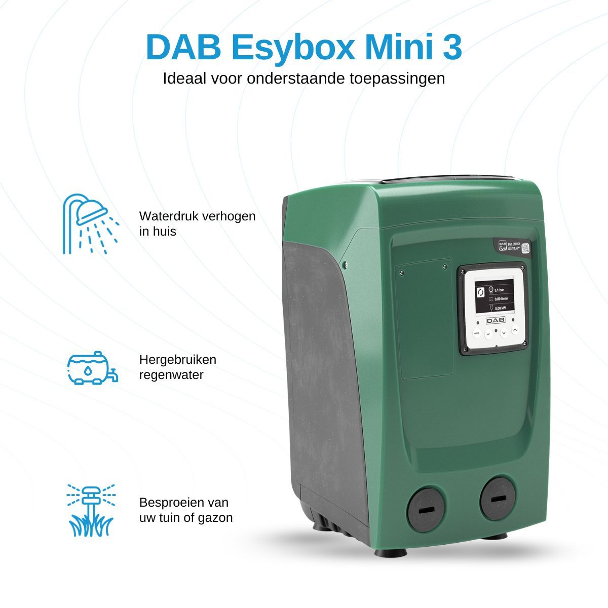DAB Esybox Mini 3 voor drinkwater + Gratis Aansluitset