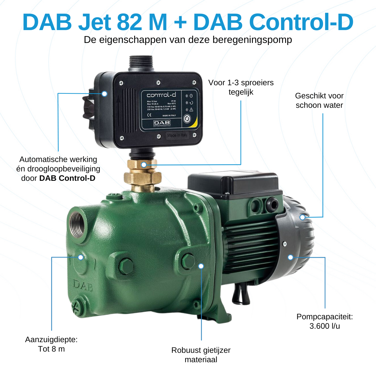DAB Jet 82 M + DAB Control-D